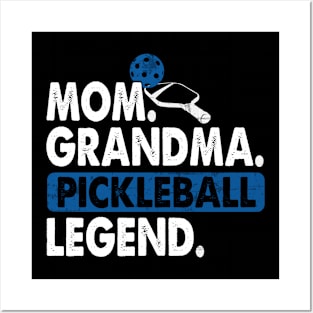 Mom Grandma Pickleball Legend Player Funny PickleBall Posters and Art